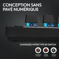 Miniatyrbillede 4 af 6: Tastatur Logitech 920-012131 Sort