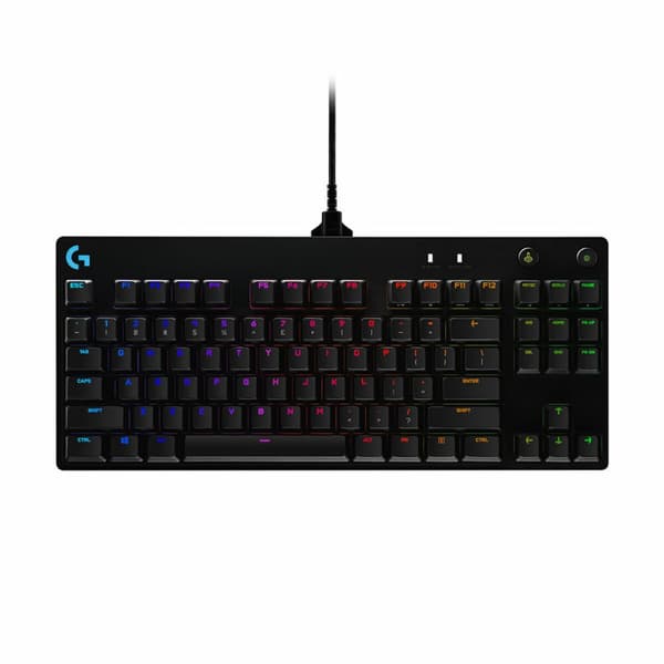 Tastatur Logitech 920-010593 Sort RGB LED Spansk qwerty Spansk Sort