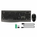 Miniatyrbilde 1 av 5: Tastatur og Mus Bluestork Clavier Souris Sans Fil Svart