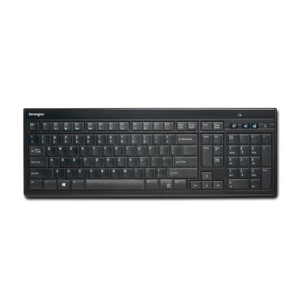 Tastatur Kensington K72344ES Spansk Qwerty Svart Flerfarget Spansk QWERTY Sort