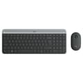 Miniatyrbilde 1 av 6: Tastatur og Mus Logitech 920-009190 Svart Grå Fransk AZERTY
