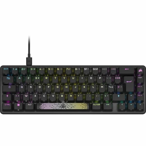 Tastatur Corsair K65 PRO MINI Svart Fransk AZERTY