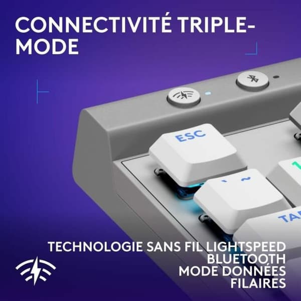 Bluetooth-Tastatur Logitech G515 Hvit