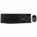 Miniatyrbilde 1 av 5: Tastatur med Trådløs Mus NGS NGSWIRELESSSETALLUREKIT Svart