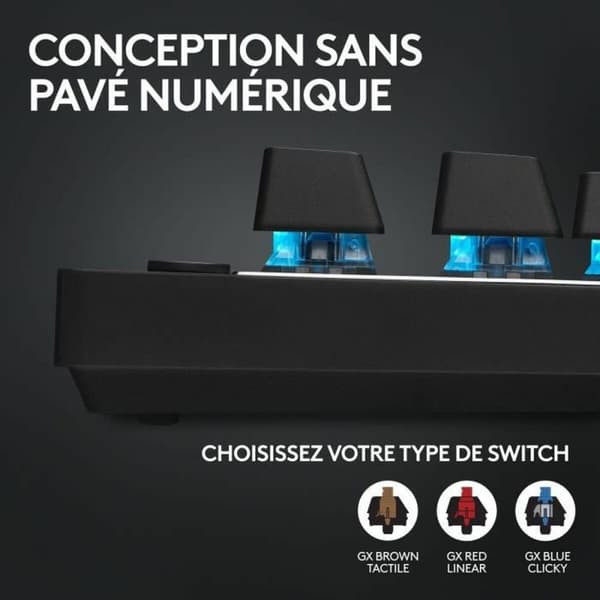 Tastatur Logitech 920-012131 Svart