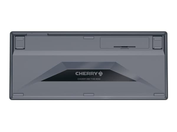 CHERRY KW 7100 MINI BT, Langaton, Bluetooth, Näppäimen saksikytkin, AZERTY, Sininen