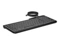 Miniatyrbilde 4 av 5: HP 405 - Tastatur - muletienhet - 65% - compact - bakbelysning - USB - QWERTY - Internasjonal engelsk / kanadisk fransk - svart