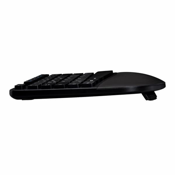 Näppäimistö ja langaton hiiri V7 CKW400ES Musta Espanja Espanjalainen Qwerty