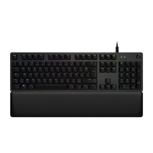 Bluetooth-näppäimistö ja tabletin tuki Logitech G513 CARBON LIGHTSYNC RGB Mechanical Gaming Keyboard, GX Brown Ranska AZERTY