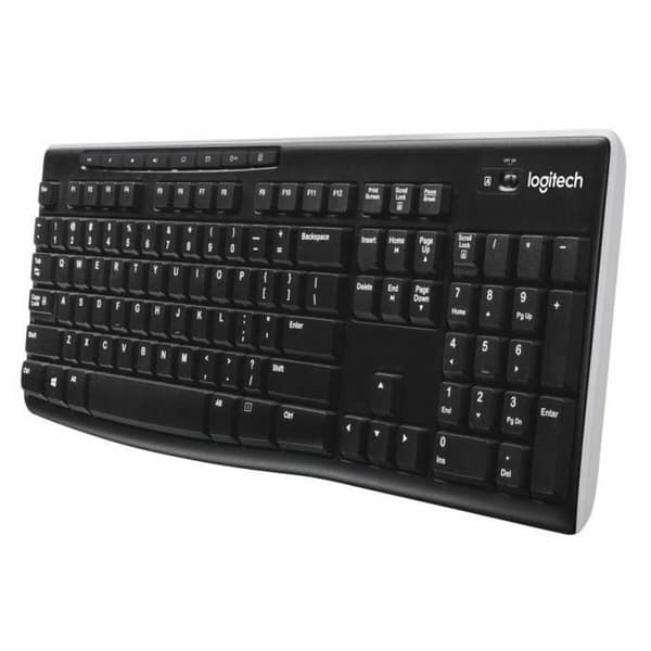 Langaton näppäimistö Logitech Ranska Musta AZERTY