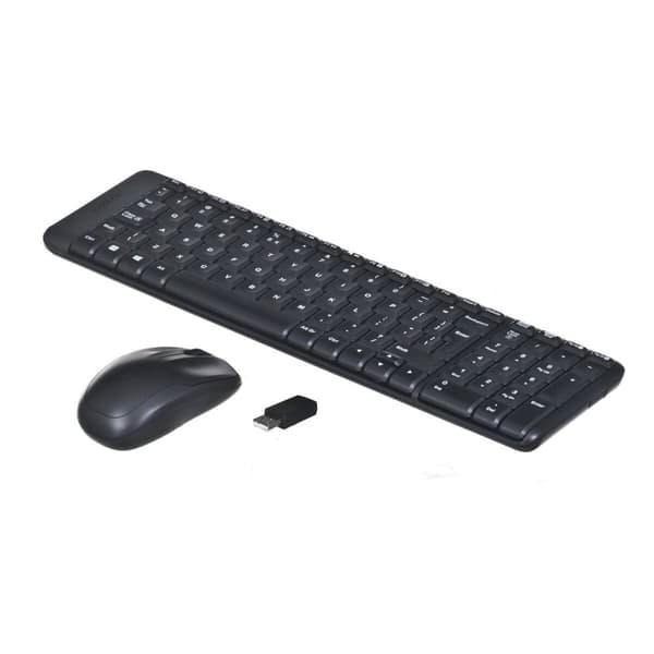 Näppäimistö ja hiiri Logitech Wireless Combo MK220 Musta QWERTY Qwerty US