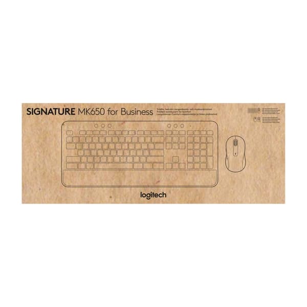 Näppäimistö ja langaton hiiri Logitech MK650 QWERTY