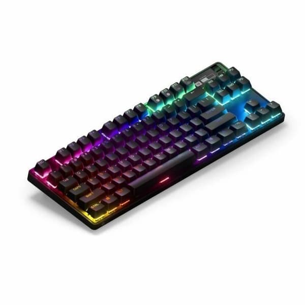 Bluetooth näppäimistö SteelSeries 64869 Musta Ranska AZERTY