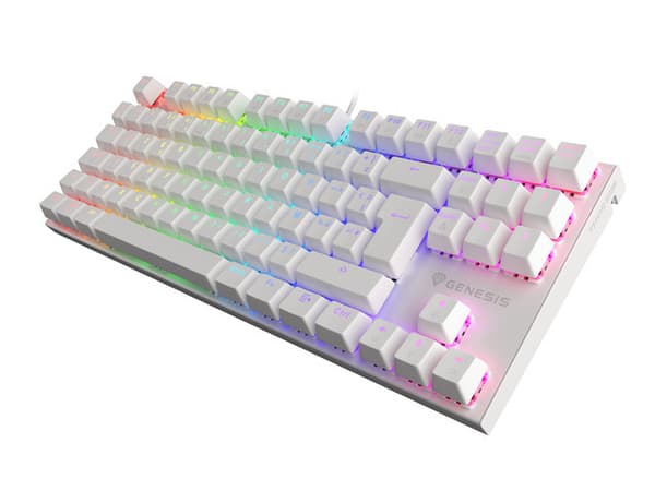 GAMING KEYBOARD GENESIS THOR 303 TKL FR RGB BACKLIGHT MECHANICAL BROWN WHITE HOT SWAP