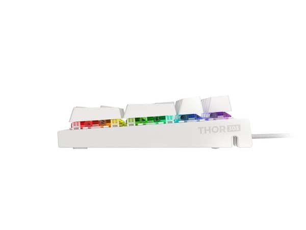 GAMING KEYBOARD GENESIS THOR 303 FR RGB BACKLIGHT MECHANICAL BROWN SWITCH WHITE HOT SWAP