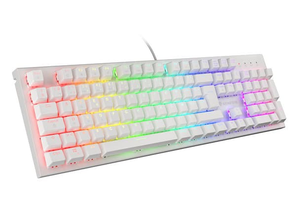 GAMING KEYBOARD GENESIS THOR 303 FR RGB BACKLIGHT MECHANICAL BROWN SWITCH WHITE HOT SWAP