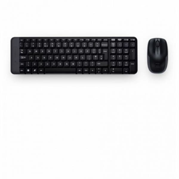 Trådlöst Tangentbord och Mus Logitech 920-003159 Svart Qwerty Spanska