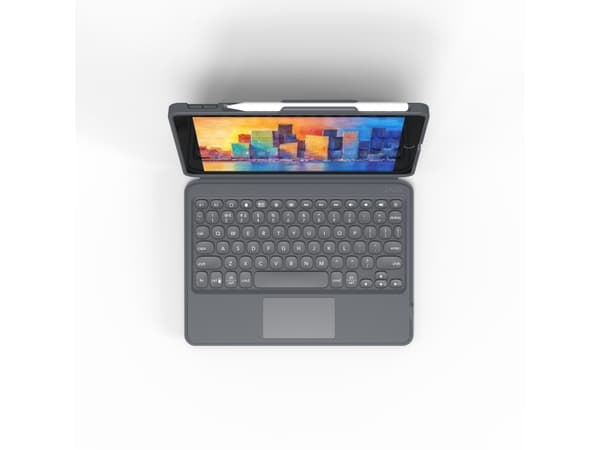 Zagg veske/deksel med tastatur ZAGG Keyboard Pro Keys Trackpad iPad 10,2"