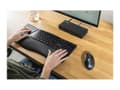 Miniatyrbild 1 av 5: Kensington Pro Fit Ergo Wireless Keyboard - Tangentbord - trådlös - 2.4 GHz, Bluetooth 4.2 - brittisk - svart
