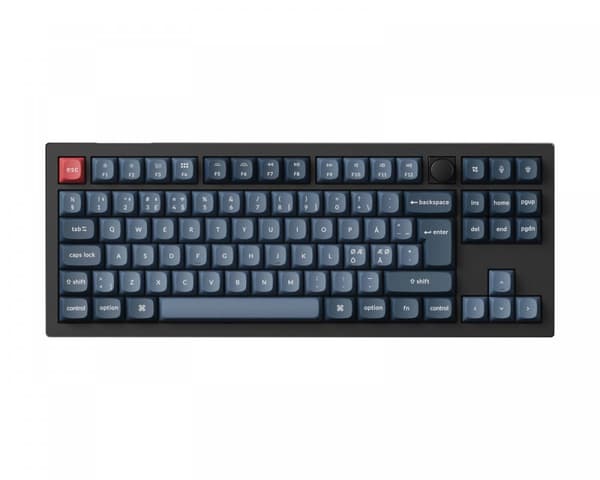 V3 Max TKL QMK RGB Hotswap Trådløs Tastatur [Gateron Jupiter Brown] - ISO