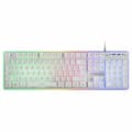 Miniatyrbillede 3 af 4: Gaming-tastatur og -mus Mars Gaming MCPXWES Hvid Spansk qwerty QWERTY LED RGB