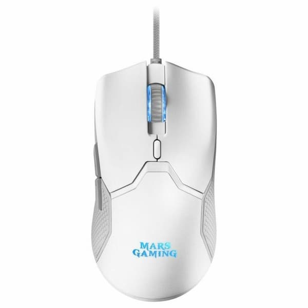 Gaming-tastatur og -mus Mars Gaming MCPXWES Hvid Spansk qwerty QWERTY LED RGB