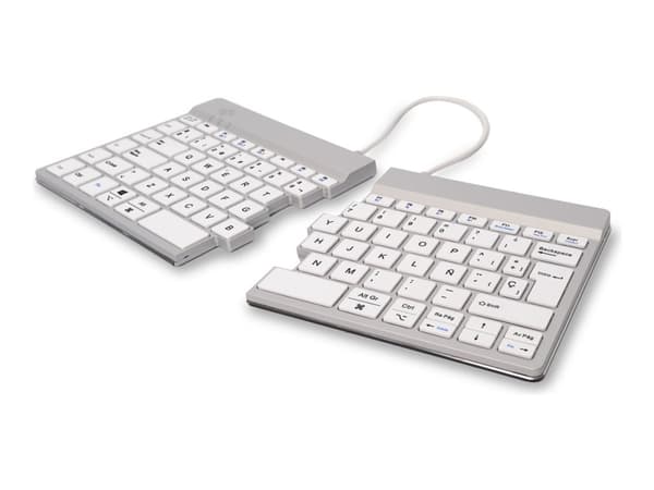 R-Go Split Break keyboard, QWERTY (IT), bluetooth, white