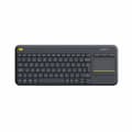Miniatyrbillede 1 af 2: Tastatur Logitech K400 Plus Tv Sort Spansk qwerty QWERTY