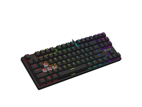 Savio SAVGK-TEMPEST X2 RED, 80%, Kabel, USB, QWERTY, Svart