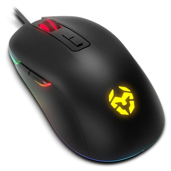 Gaming-tastatur og -mus Krom Kalyos Sort