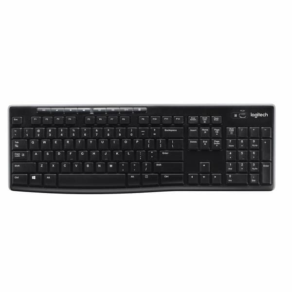 Trådlöst Tangentbord Logitech K270 Svart Qwerty Spanska 2.4 GHz