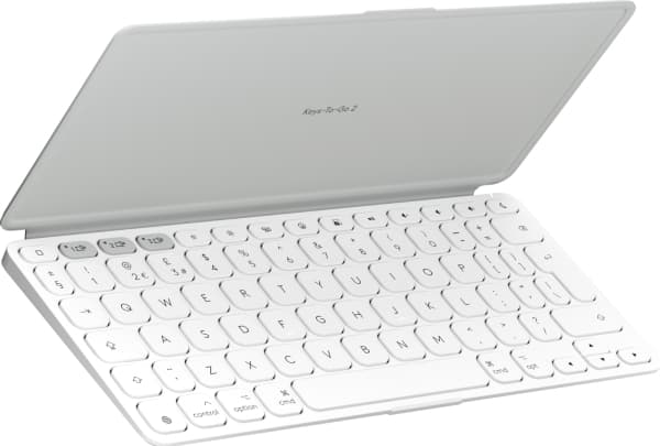 Logitech Keys-To-Go 2 for iPad - Tastatur - innebygd deksel - trådløs - Bluetooth LE - QWERTY - US International - blekgrå