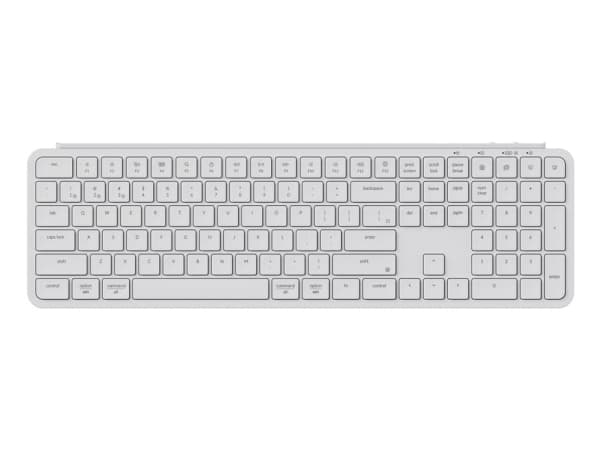 Keychron B6P-K8, Fullstor (100 %), Trådlös, USB + RF Wireless + Bluetooth, Mekaniska tangentbrytare, Elfenben