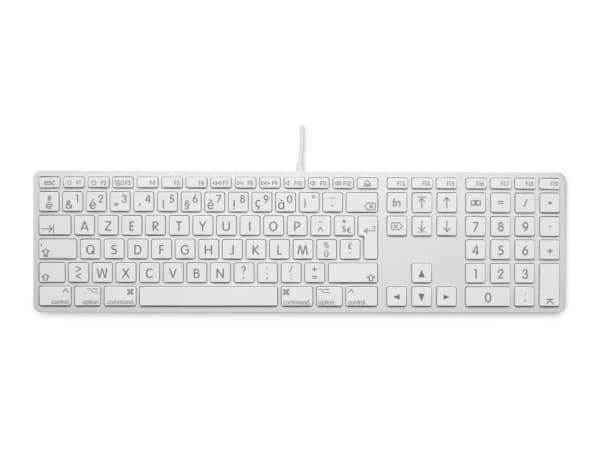 LMP 24215, Fullstor (100 %), Kabel, USB, AZERTY, Silver