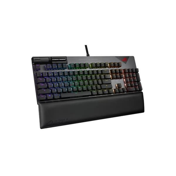 Clavier Mécanique - ASUS - ROG Strix Flare II - Rétroéclairage RGB - Switches ROG NX Red - Filaire USB
