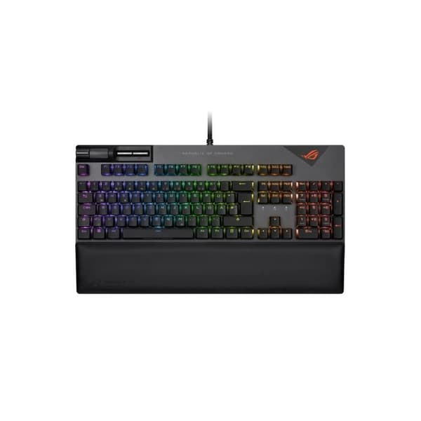 Clavier Mécanique - ASUS - ROG Strix Flare II - Rétroéclairage RGB - Switches ROG NX Red - Filaire USB