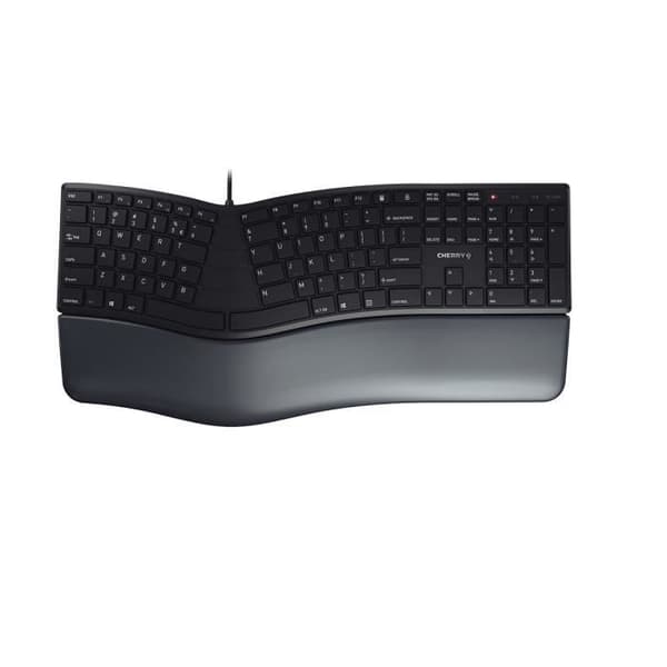 Klaviatur - CHERRY - JK-4500DE-2 - USB - Trådad - Handledsstöd