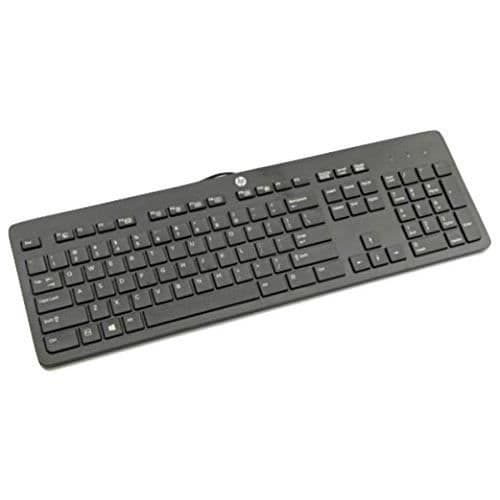 HP USB italienskt svart tangentbord - Tangentbord (Standard, Kabelanslutet, USB, Mekaniskt tangentbord, Svart) - 803181-061 Svart