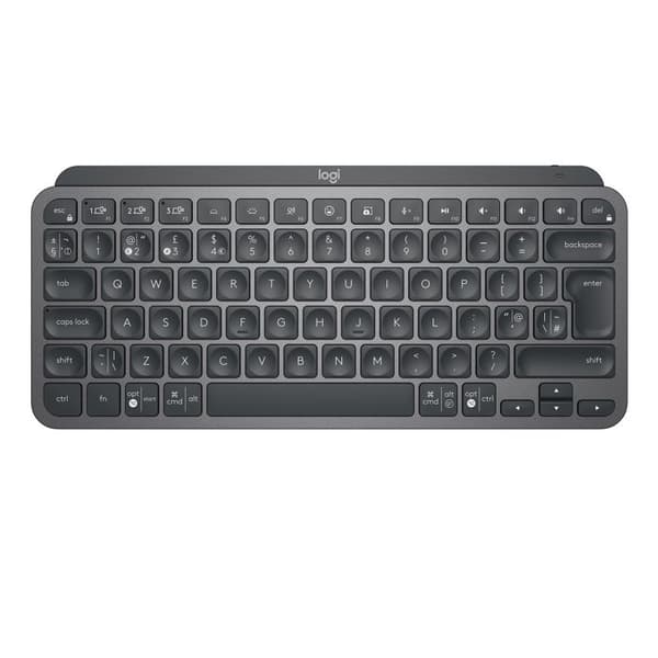 Trådlöst tangentbord - Logitech - MX Keys Mini - Grafit - Bakgrundsbelyst - US