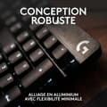 Miniatyrbild 6 av 7: Speltangentbord - Kabelanslutet - Logitech G - G413 SE - Stor storlek - Mekaniskt - AZERTY - Svart