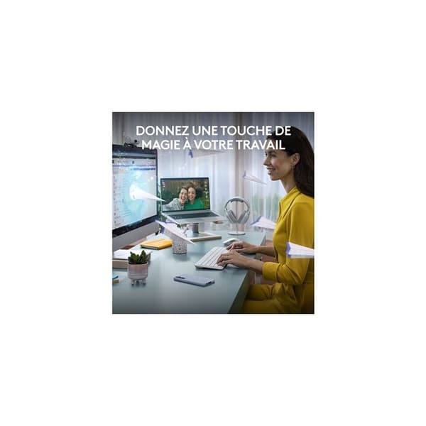 Logitech Wireless MK950 Signature Slim Keyboard and Mouse Combo - Off-White