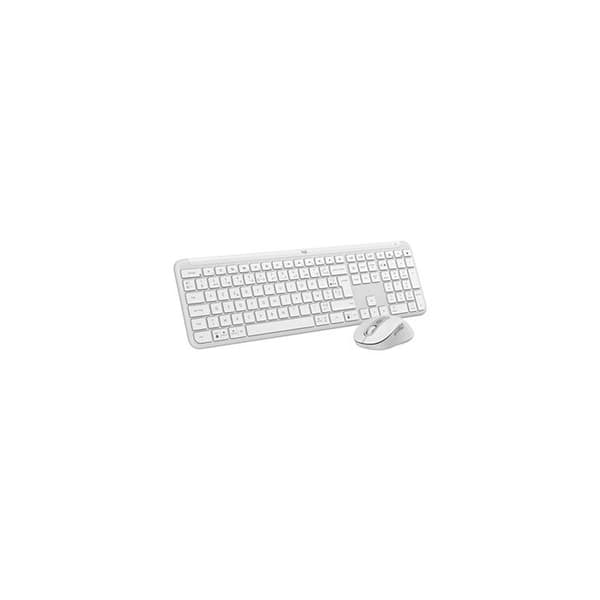 Logitech Wireless MK950 Signature Slim Keyboard and Mouse Combo - Off-White