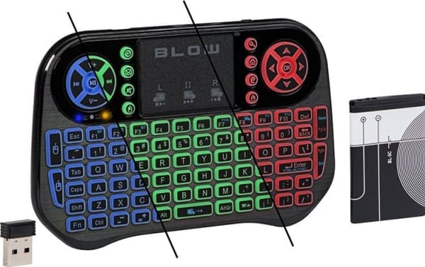Puhallusnäppäimistö 84-256# Langaton näppäimistö 2.4ghz+bluetooth miniks-6 +kosketuslevy