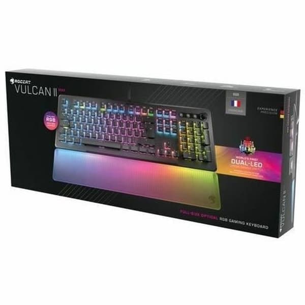 Bluetooth näppäimistö Roccat Vulcan II Max - Linear Musta Ranska QWERTY