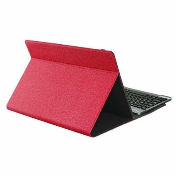 Tabletin ja näppäimistön kuori Subblim SUB-KT2-BT0003 10,1" Punainen Espanjalainen Qwerty QWERTY