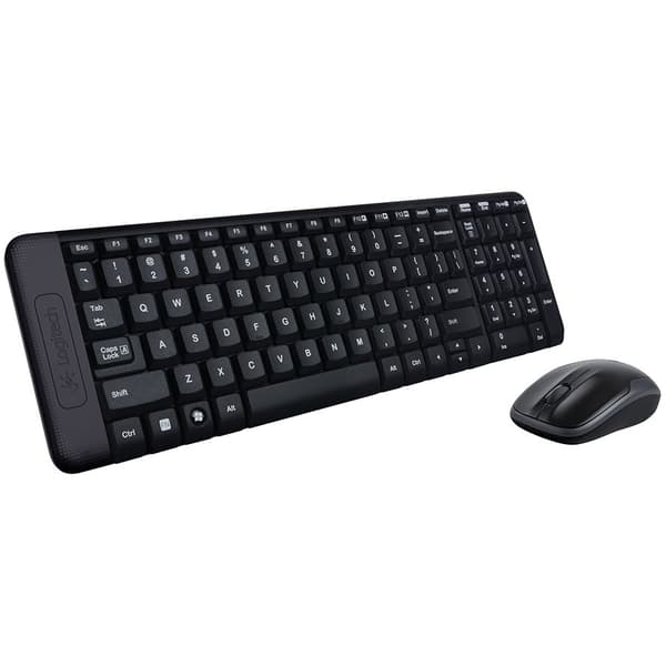 Desktop Logitech MK220 Combo WL FR musta
