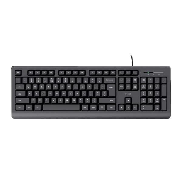 Tangentbord Trust TK-150 Svart QWERTY