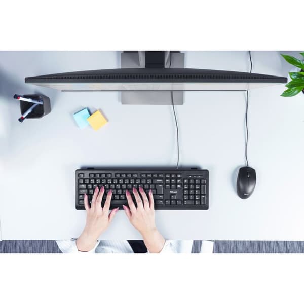 Tangentbord Trust TK-150 Svart QWERTY