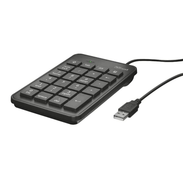 Numerisk tastatur Trust 22221 Sort