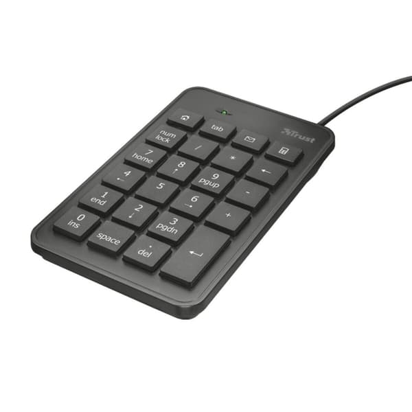 Numerisk tastatur Trust 22221 Sort